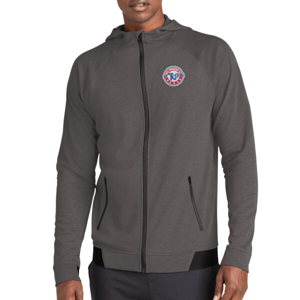Men's PosiCharge® Strive Hooded Full Zip - Crest Thumbnail