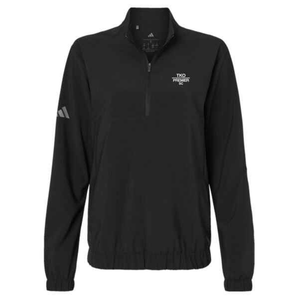 Adidas Women's Stretch Woven Half-Zip Pullover  Thumbnail