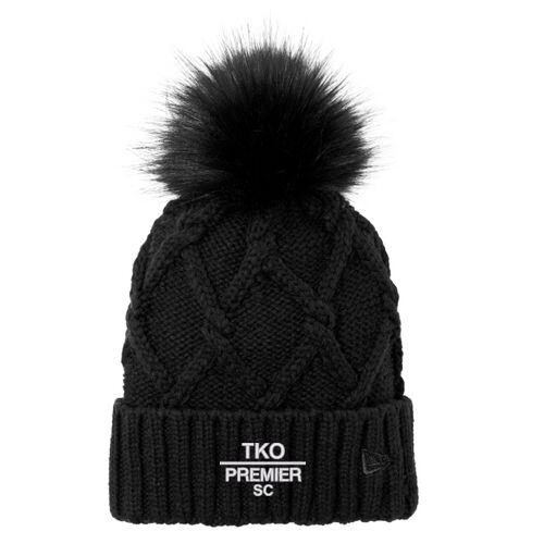 Faux Fur Pom Beanie Thumbnail