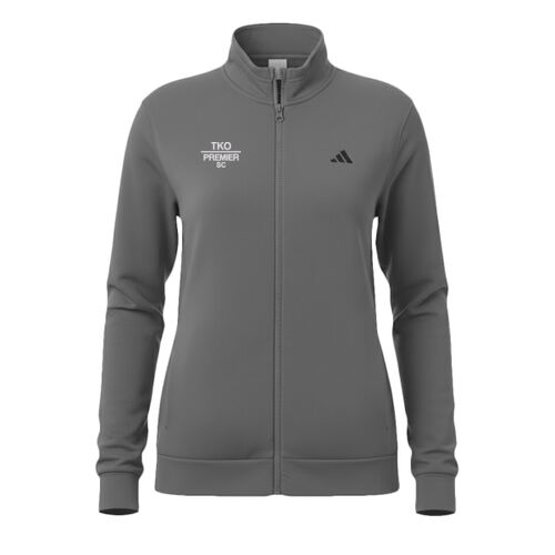 Adidas Women's Game & Go Fleece Full-Zip Hooded Sweatshirt Thumbnail