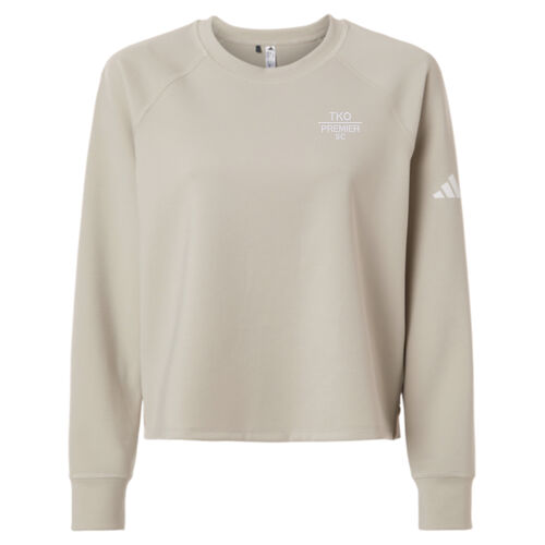 Adidas Women's Beyond Side-Snap Crewneck Sweatshirt Thumbnail