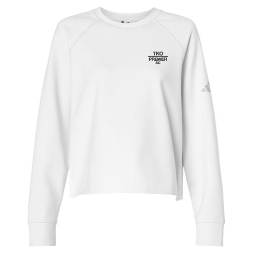 Adidas Women's Beyond Side-Snap Crewneck Sweatshirt Thumbnail