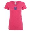 Women’s Glitter V-Neck T-Shirt Thumbnail