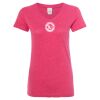 Women’s Glitter V-Neck T-Shirt Thumbnail